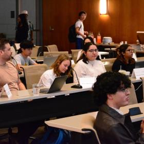 A photo of SCC members sitting during a general assembly