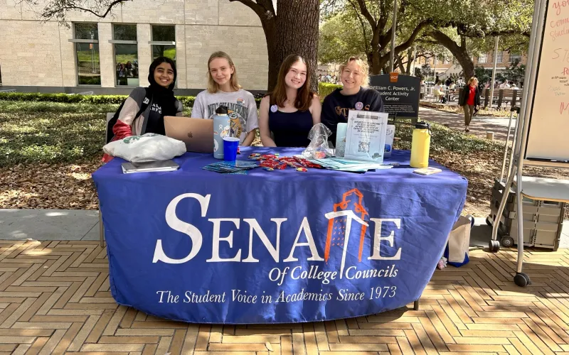SCC members tabling on speedway